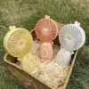 New mini cartoon electric fan, summer outdoor portable USB handheld small fan for children and students, factory direct sales Application Scenario